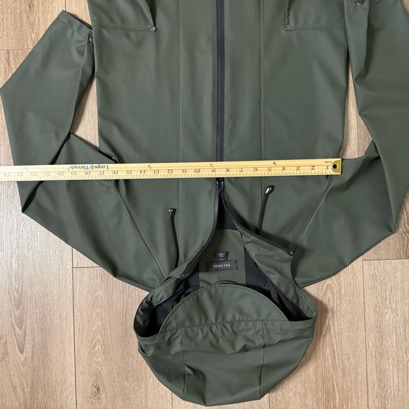Halogen Olive Green Rain Jacket - Picture 5 of 8